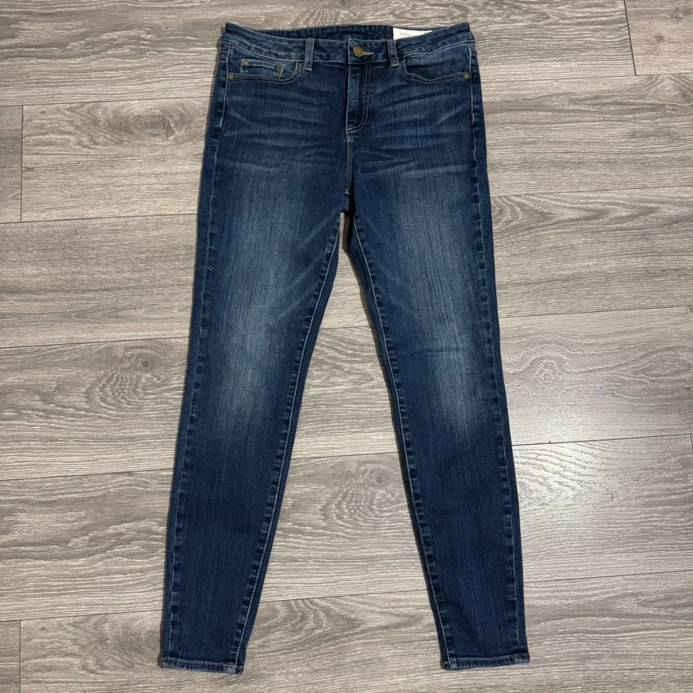 Vince Camuto Womens Skinny Jeans‎ Dark Wash Blue Size 30/10 Stretch Denim